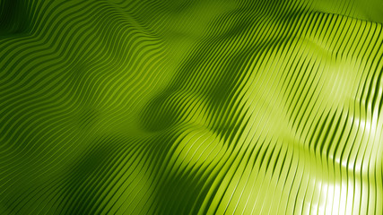 wavy abstract background made of sliced shapes