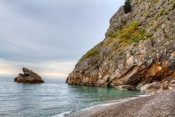 Fototapeta na wymiar Crimea northern coast of the Black Sea