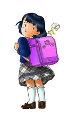 ランドセルの女の子