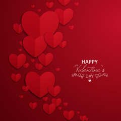 Vector Illustration of a Valentines Day Card