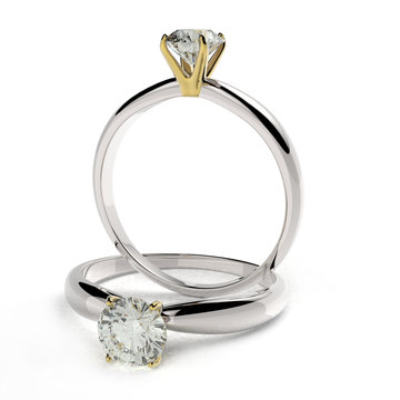 Diamond Solitaire Engagement Ring