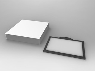 Branding Stationary 3D Render ID Card and Notes