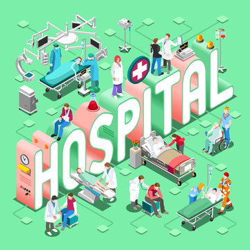 Hospital 01 Concept Isometric
