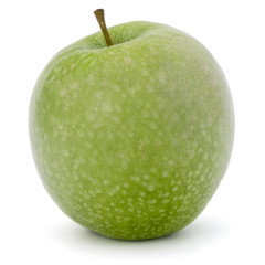 green apple isolated on white background cutout