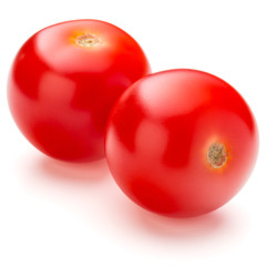 fresh cherry tomato isolated on white background cutout