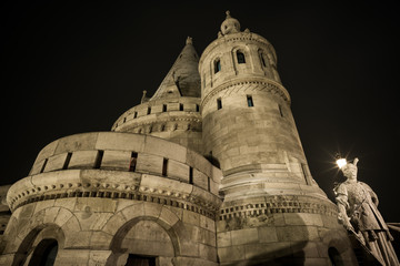 Night castle Budapest