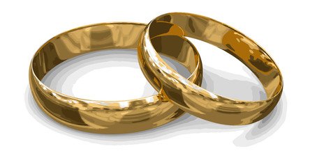 Gold rings 