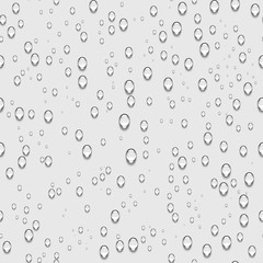 Water drops realistic seamless background. - 101541160