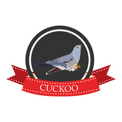 flat icon cuckoo