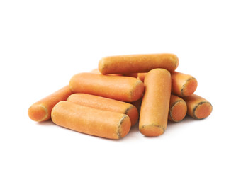 Orange glaze licorice stick candy