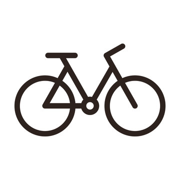 Bicycle icon. Bike symbol