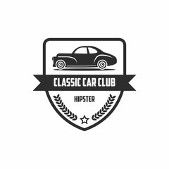 Classic Car Hipster Logo - 101545545