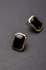 Black earrings