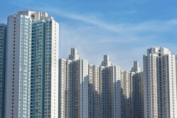 Fototapeta na wymiar Public estate in Hong Kong