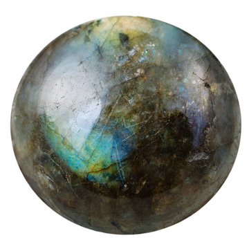 cabochon from labradorite mineral gem stone