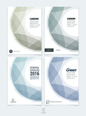 Set of abstract colorful layout brochure, magazine, flyer design