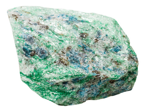 crystalline Fuchsite (chrome mica) mineral stone