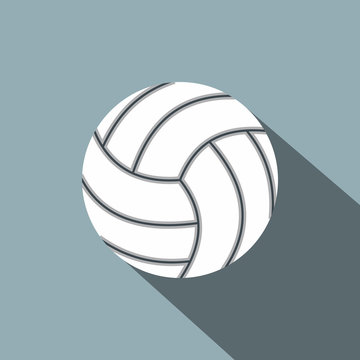 Volleyball ball flat icon