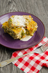 Terrine of pork with vegetables