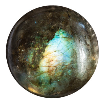 round bead from labradorite natural mineral gem