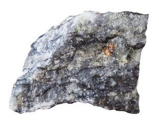 piece of stibnite (antimonite) mineral stone
