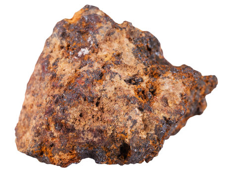 pebble of hematite (haematite) mineral