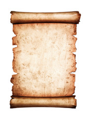 Antique paper scroll