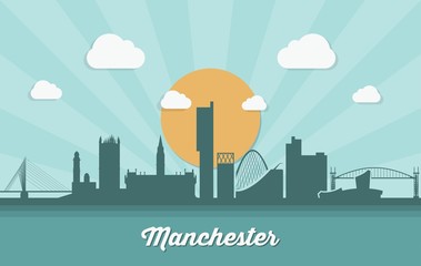 Manchester skyline 