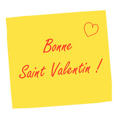 Bonne saint valentin