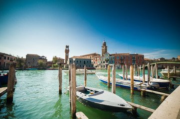 Burano is an island in the Venetian Lagoon, northern Italy; like Venice itself, it could more correctly be called an archipelago of four islands linked by bridges.