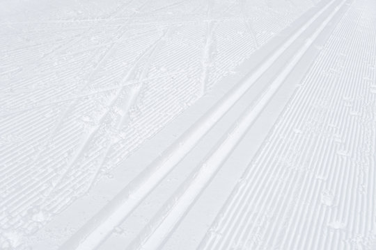 Ski Track, Abstract Background