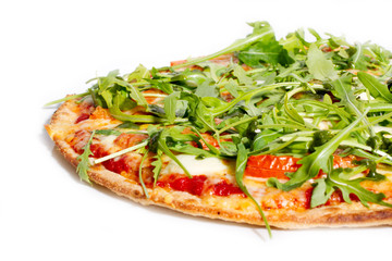 Pizza -  Balsamico, Tomaten, Rucola, Mozzarella,
