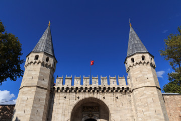 Fototapeta na wymiar Topkapi palace, Istanbul