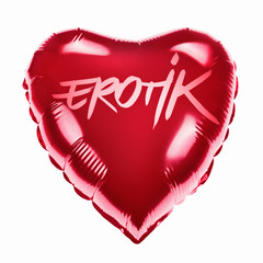 Erotik Liebe Herz Luftballon rot Symbol
