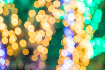 abstract blur bokeh light