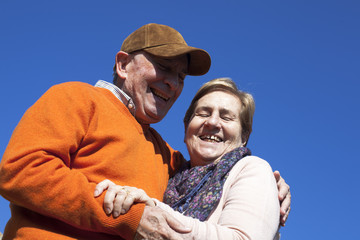 Fototapeta premium Abuelos felices