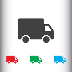 Truck, delivery, shipping icon