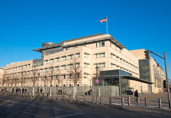 Botschaftsgebäude der USA in Berlin