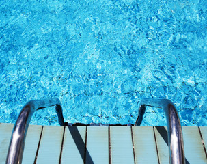 Swimming pool with stair 