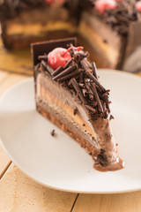 chocolate ice-cream cake