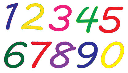numbers color