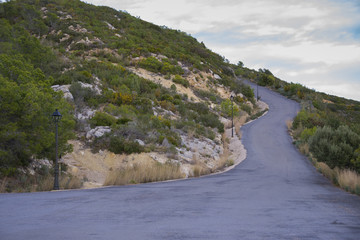 Carretera de montaña.
