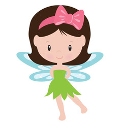 Cute garden fairy vector illustration
