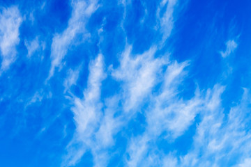 Sunny sky with clouds