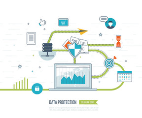 Concepts for mobile marketing, online shopping and financial strategy