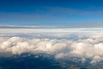 Naklejka premium Panorama sky with clouds