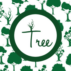 Tree icon design 