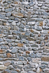 The surface of the stones of medium size