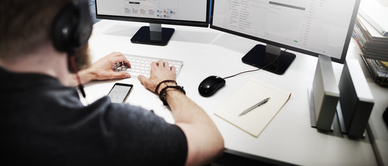 Customer Service Officer Working Assistance Concept