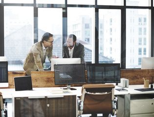 Business People Meeting Discussion Working Office Concept